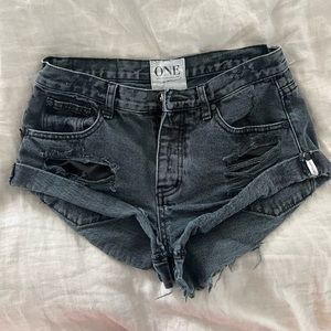 One Teaspoon bandit denim shorts